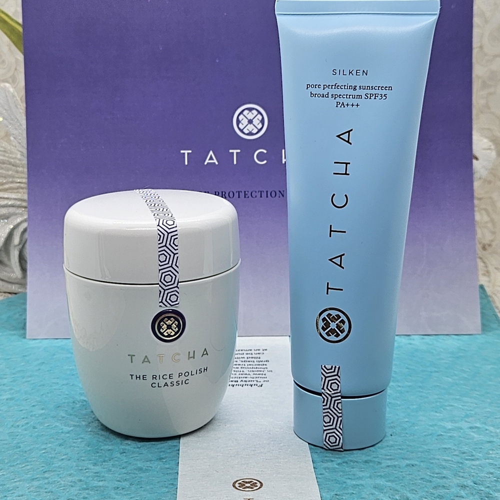 Tatcha Rice Polish 60g Silken Sunscreen Spf30 3fl.oz. New